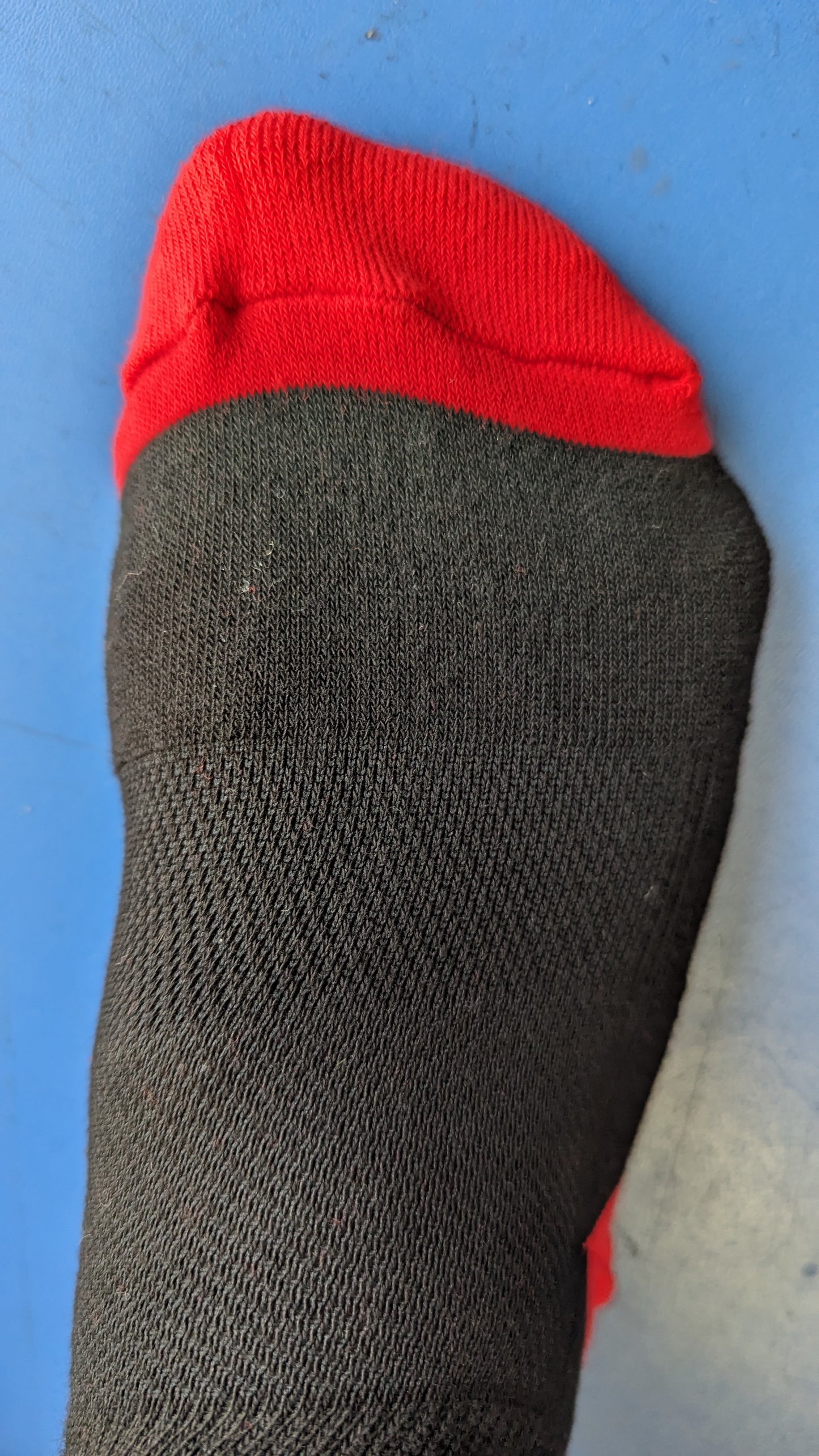 Fablecycle commuter cycling socks: wearing sock