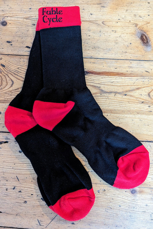 Fablecycle commuter cycling socks