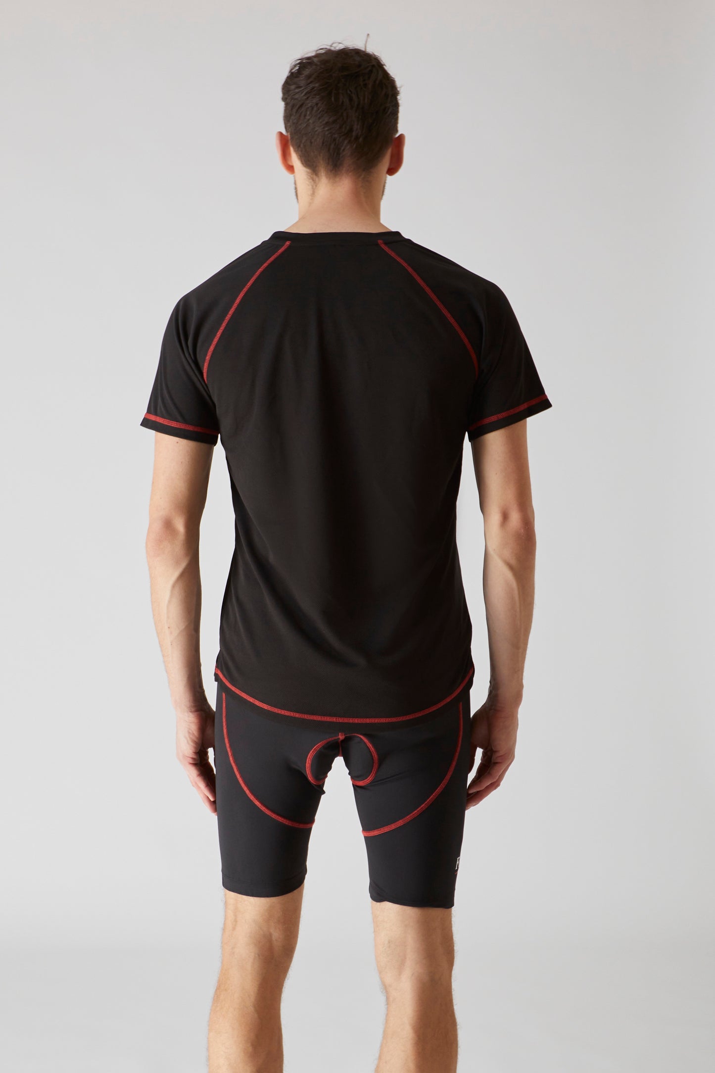 Fablecycle lycra padded cycling shorts: rear