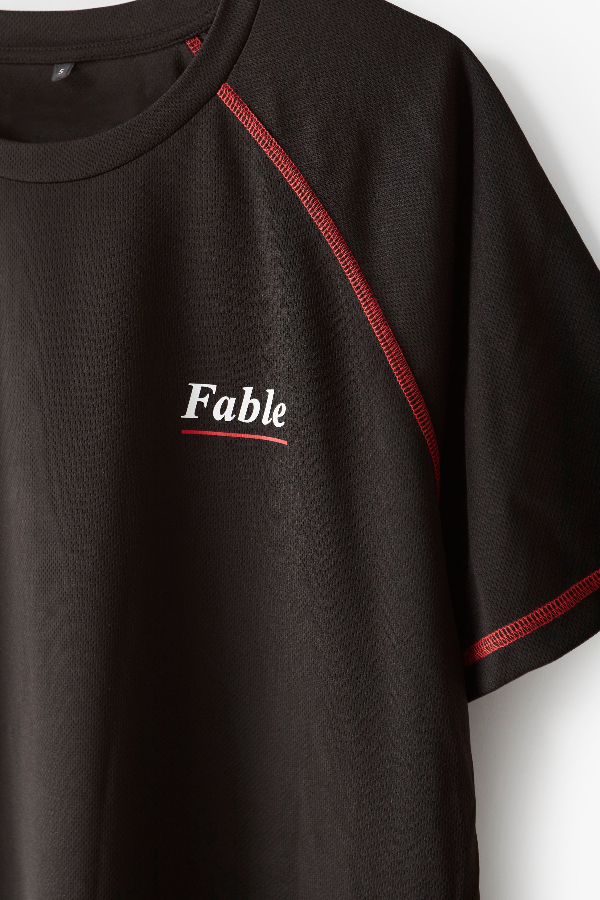 Fablecycle dri-fit cycling t-shirt: detail