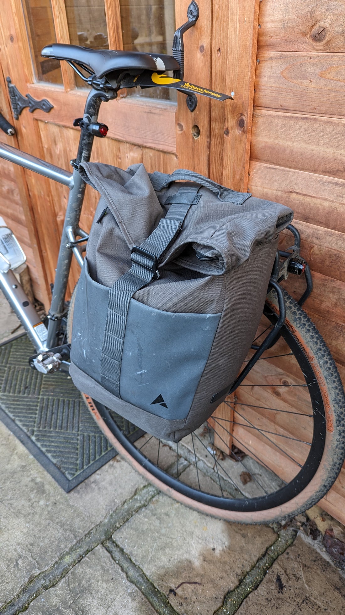 From rucksack to pannier bag for my bike commute to work